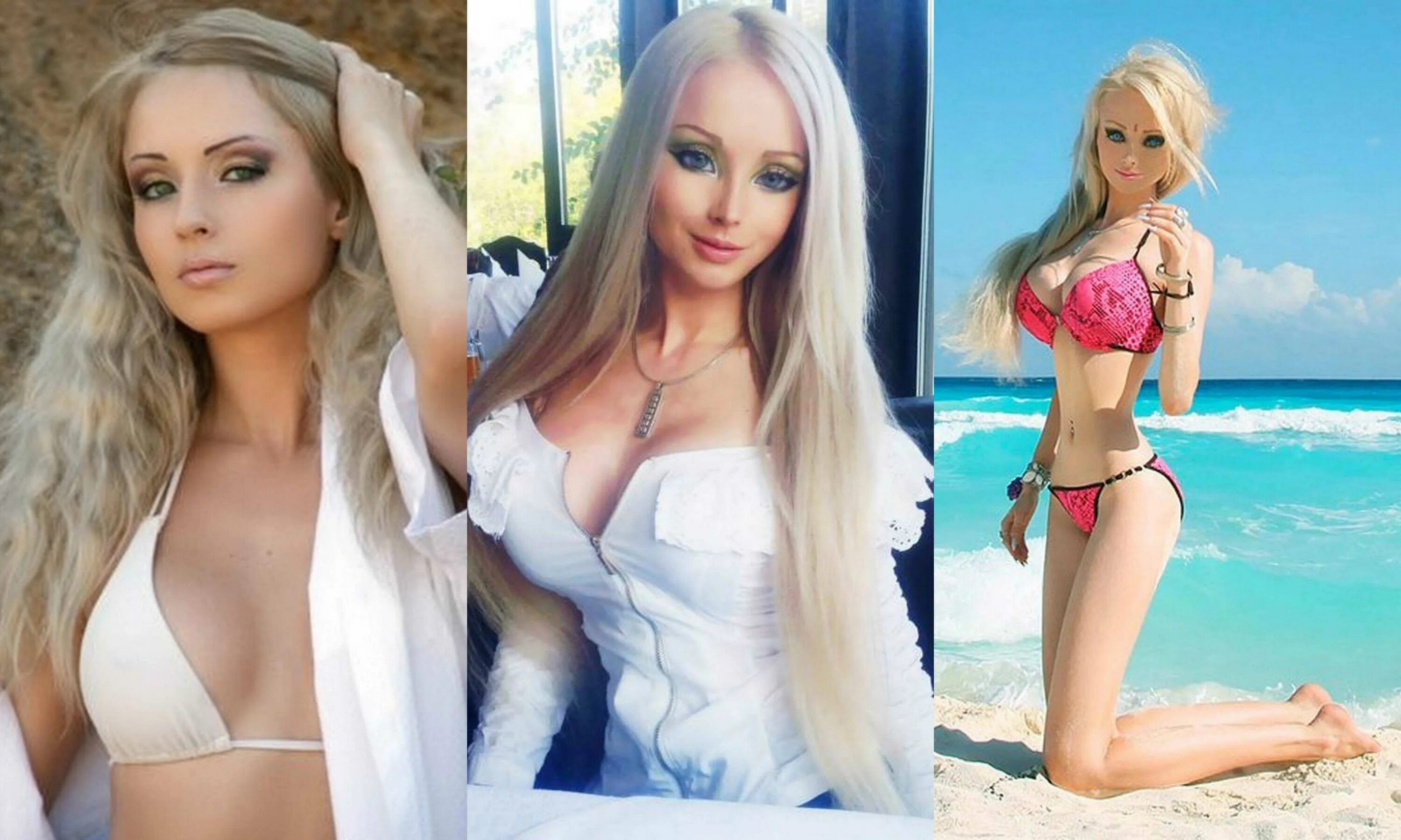Девушка сделала из девушек куклы
