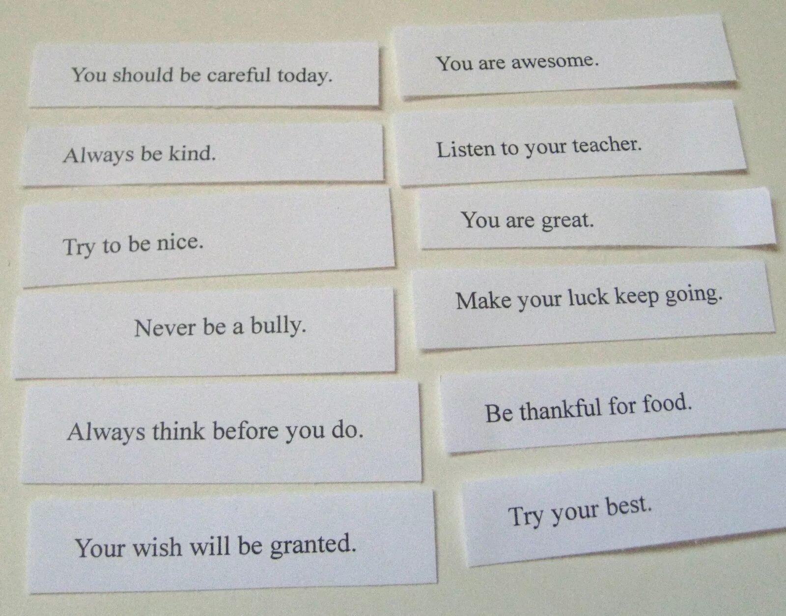 Fortune cookie sayings. Fortune cookies sayings. Predictions for cookies. Fortune cookies predictions. Should be careful