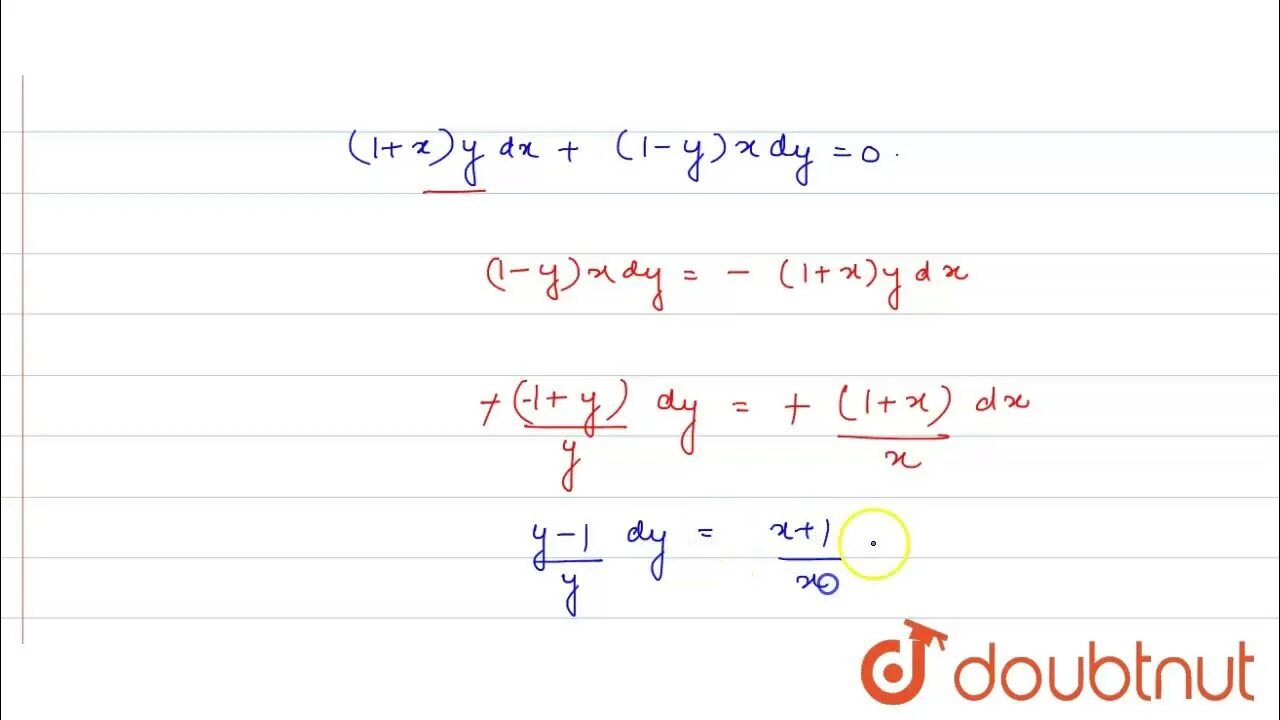 Dy y 1. (1+Y)DX=(X-1)dy. Dy/y=DX/X-1. Dy x /DX дифференциальное уравнение. Dy/DX=Y+1.