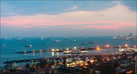Вид мраморного моря