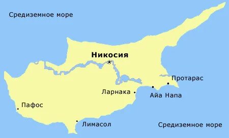 Кипр какое море
