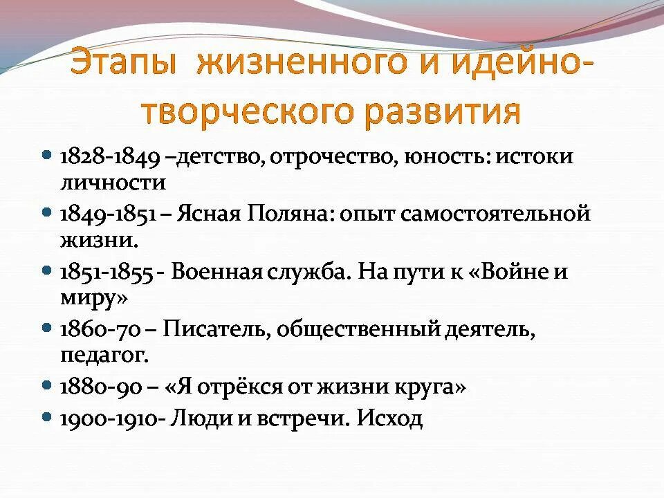 Этапы жизни л н Толстого. Основные этапы жизненного и творческого пути л.н Толстого. Этапы жизни и творчества Льва Толстого. Основные этапы творчества Толстого.