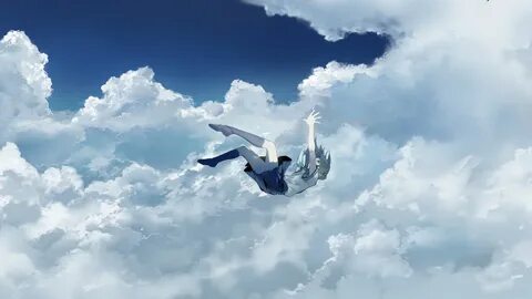 Fly blue the sky