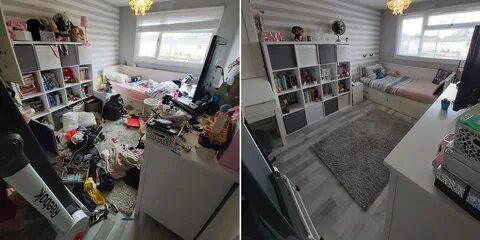 The house was old and clean