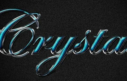 Шрифт crystal