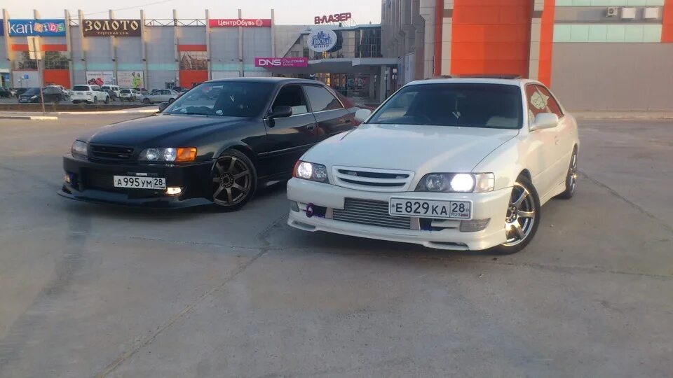 Фото chaser jzx100 & mark jzx90 - Toyota Chaser (100), 2,5 л, 1998 года фотограф
