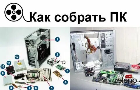 Собрать самому компьютер деталям
