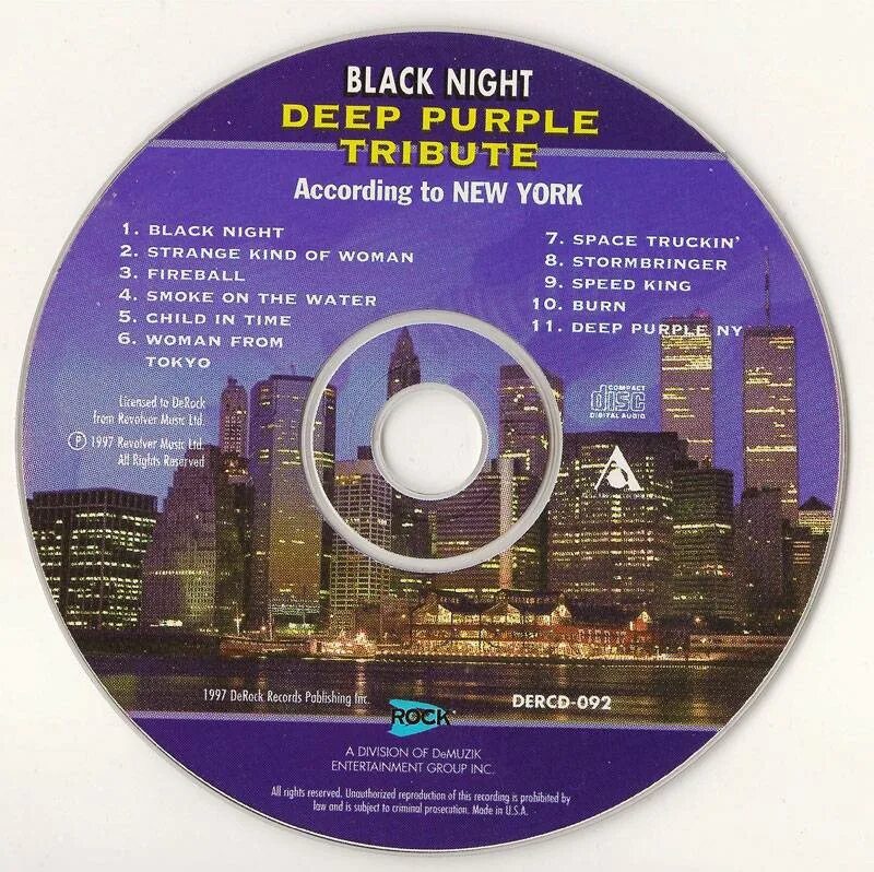 Deep Purple New York 1997-. Deep Purple Tribute according to New York. Deep Purple Black Night. A Tribute to Deep Purple. Песни ночь глубокая