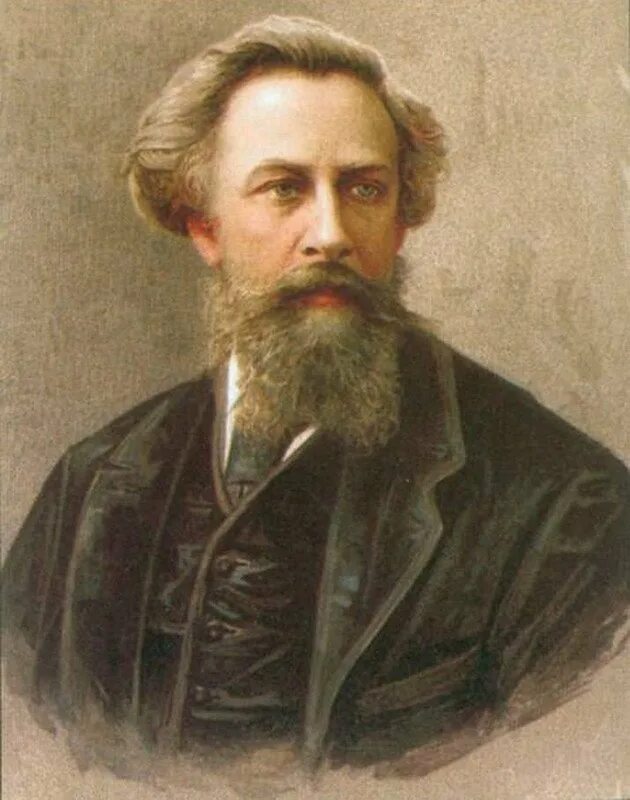 Национальный русский писатель. Алексея Константиновича Толстого (1817–1875). Портрет Алексея Константиновича Толстого.