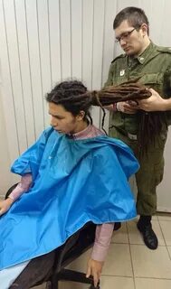 Стрижка призывника