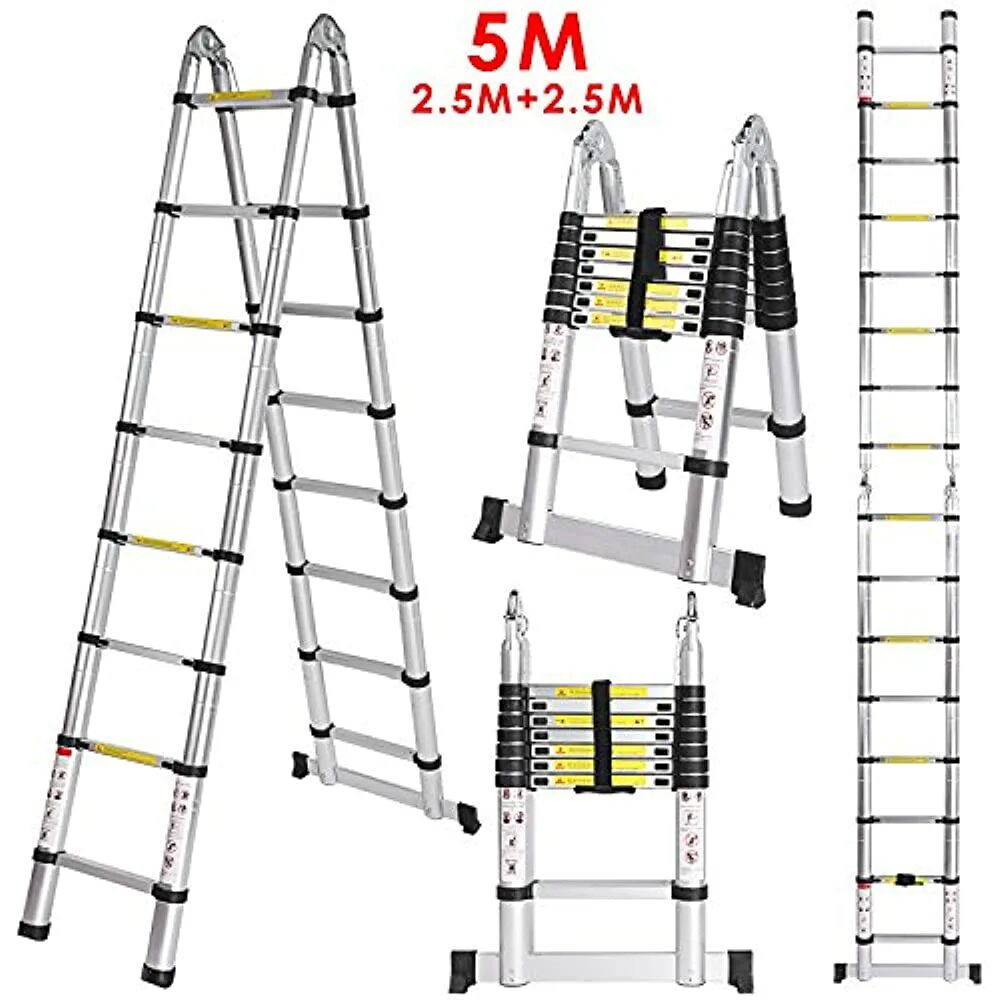 Лестница 3 8 высота. Телескопическая лестница-стремянка WG-601-440a 4.4. Телескопическая лестница 3м. Лестница складная алюминиевая телескопическая 3м. Лестница телескопическая алюминиевая huw5046 3,8.