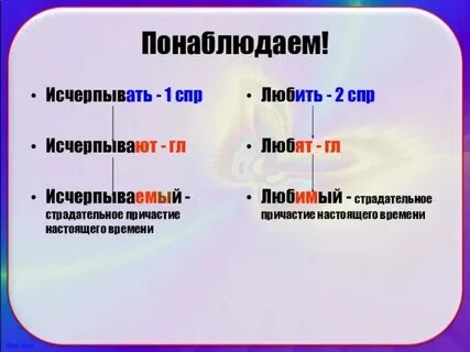 Страдательные причастия 7 класс русский язык