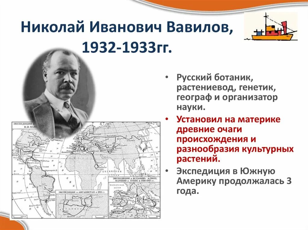 Открытия и исследования в географии. Экспедиция Николая Вавилова в Южной Америке.