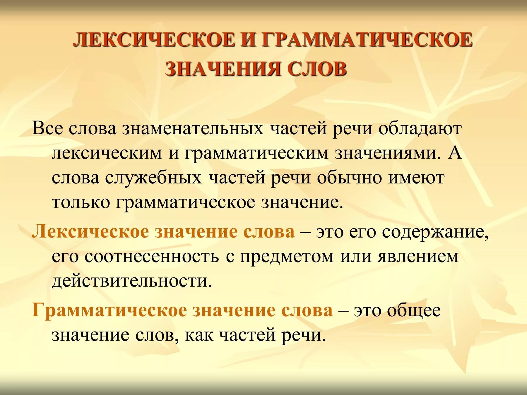 Что значит слово вид. Лексическое и грамматическое значение слова. Лексическое значение слова это. Грамматическое значение. Лексичиские значение слова.