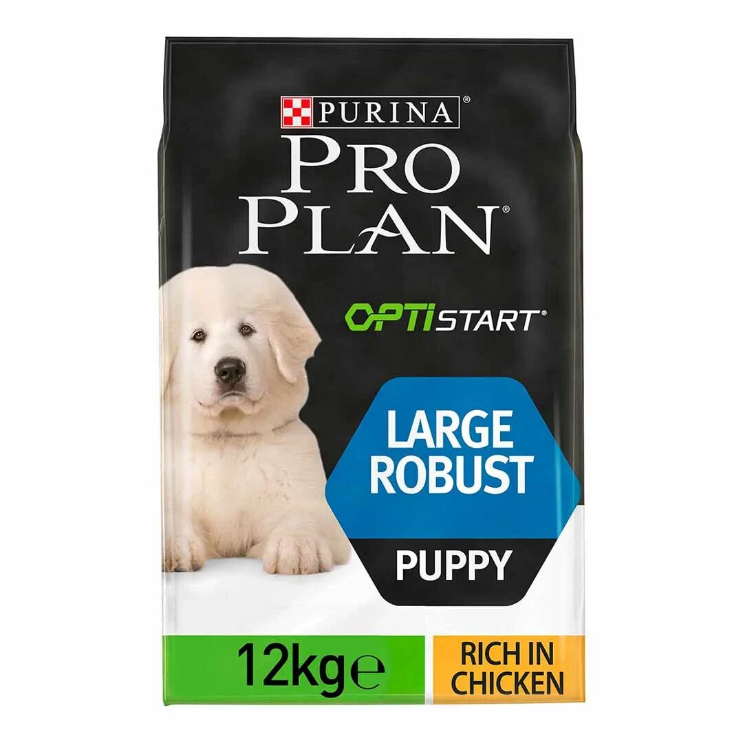 Проплан Оптистарт для щенков. Пурина Проплан Ларге Робуст для собак. Pro Plan large Puppy Chicken 12kg. Корм Пурина про план Adult large robust. Pro plan puppy