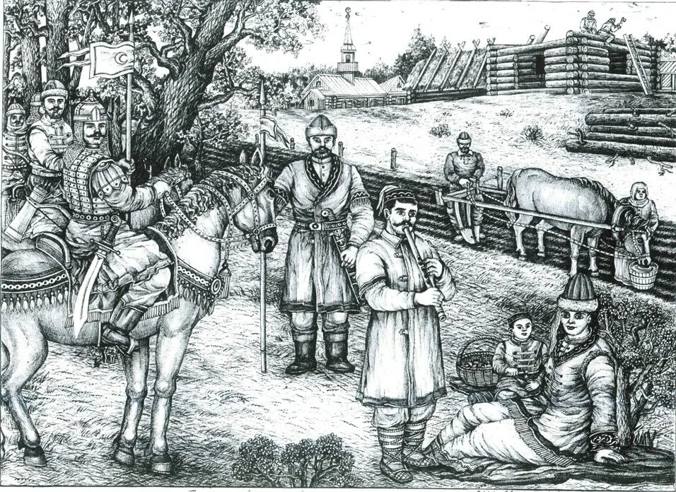 Ясачные люди. Народы Сибирского ханства. Древние татары. Татары древний народ. Историческое происхождение татар.