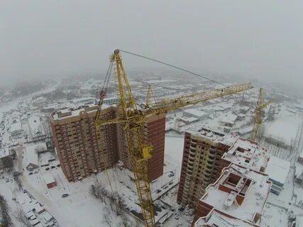 Краны зимой