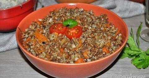 Гречка с морковью и тушенкой
