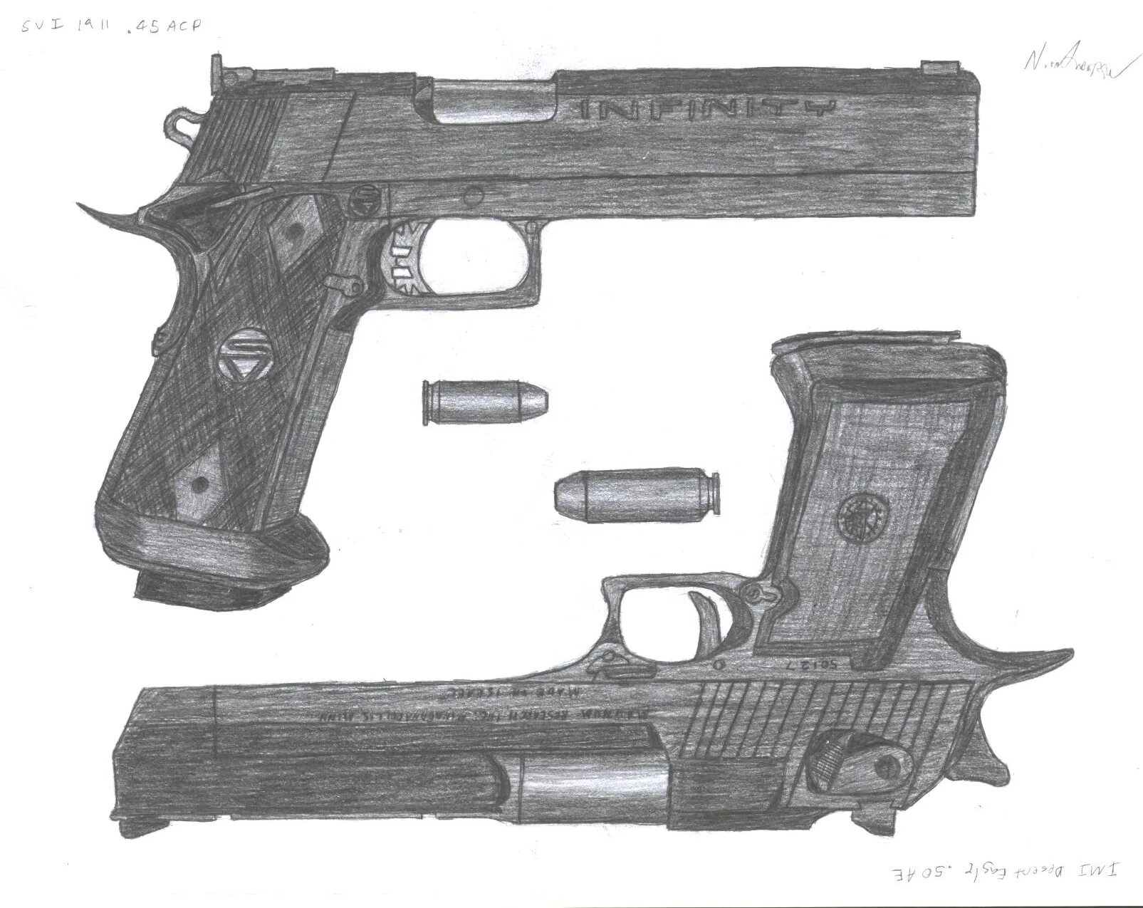 Карта дигл. Desert Eagle чертеж с размерами. Магазин Desert Eagle чертеж.