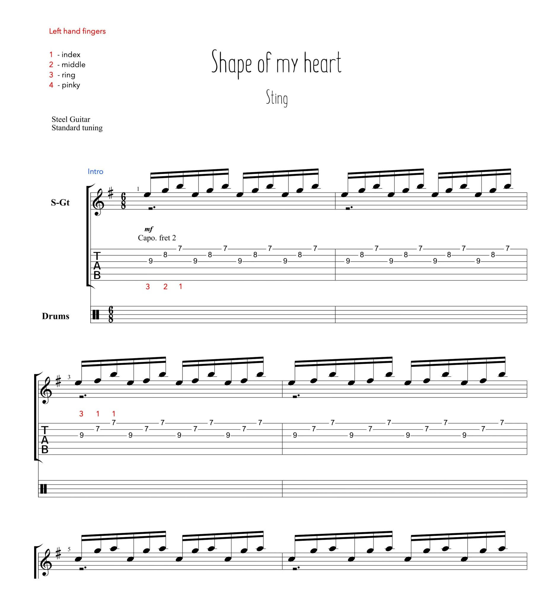 Гитара стинг shape of my. Стинг ноты для гитары shape of my heart. стинг табы shape of my heart. табулатура стинг shape of my. табулатура стинг shape of my heart.