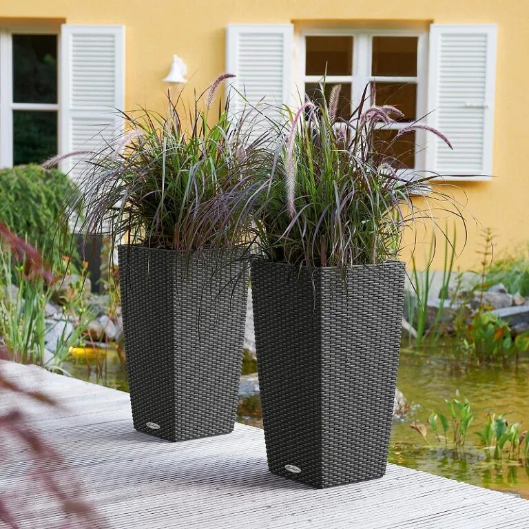 $119 Wood planters, Wood planter box, Planter box with trellis