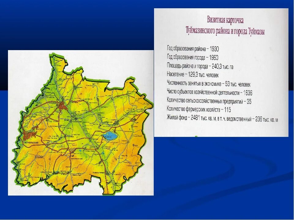 Туймазы районы города