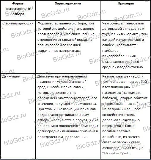 Таблица естественный отбор 9 класс биология. Характеристика форм естественного отбора таблица 9 класс биология. Формы естественного отбора таблица по биологии 11 класс с примерами. Таблица формы естественного отбора форма характеристика примеры. Биология 9 класс формы естественного отбора таблица половой.