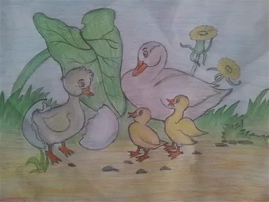 Какую роль в эпизоде играет изображение утенка
