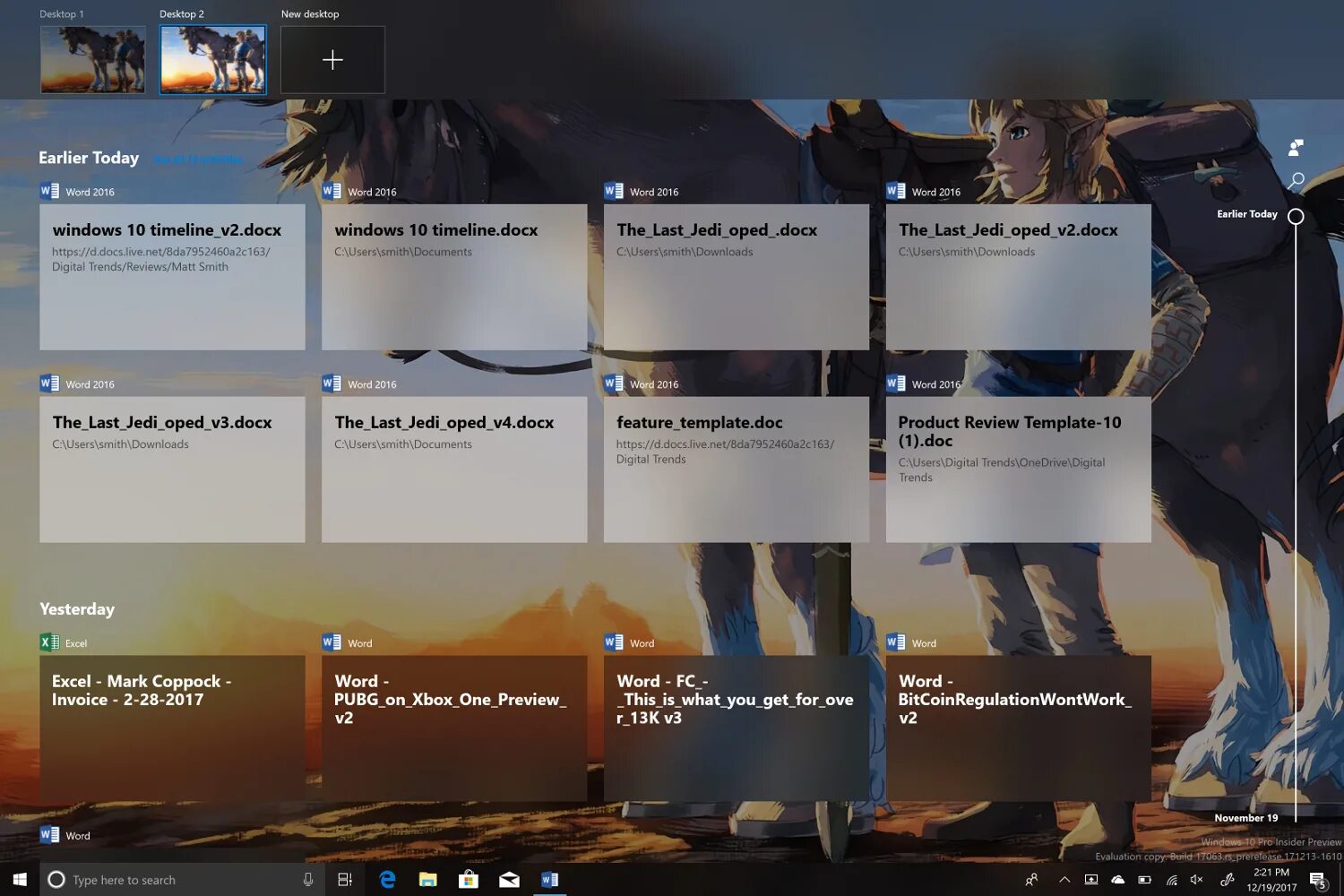 Время использования windows. Windows timeline. timeline windows 10. таймлайн windows. уязвимости в windows 10 timeline.