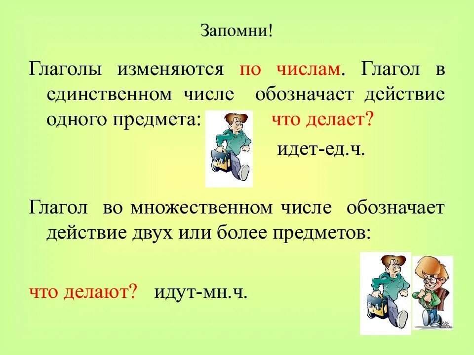 5 глаголов единственного числа. Глагол единственного числа 2 кл. глагол 2 класс. глаголы 2 класс русский язык. что такое глагол?.