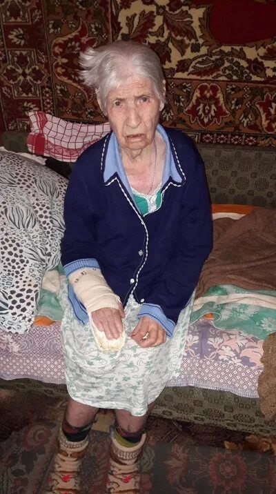 Казахская бабушка. Бабушка 95 лет.
