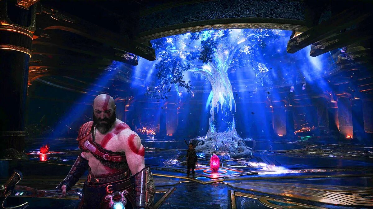 Храм тюра god of war на 100. Храм тюра god of war. God of war 4 храм тюра. God of war 4 храм тюра. Хранилище тюра головоломка god of war.
