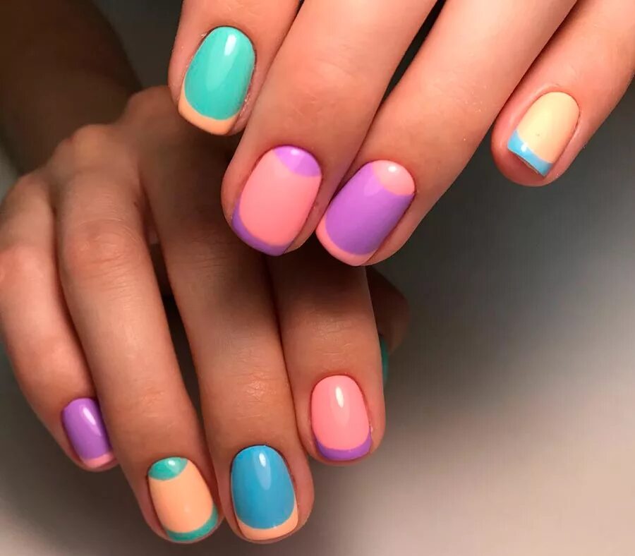 Стильный маникюр. Маникюр. Маникюр дизайн. Дизайнерские ногти. Синий маникюр.