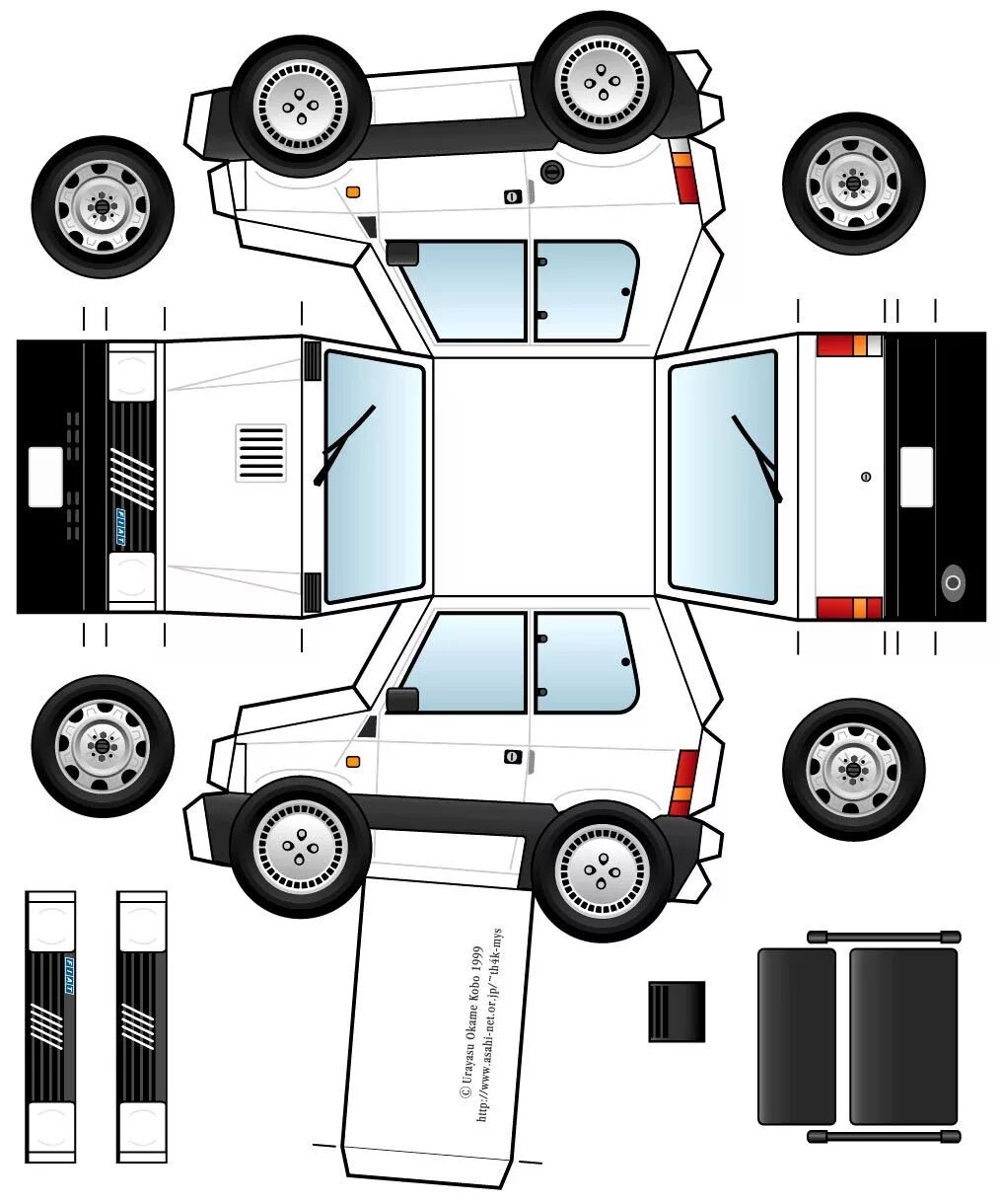 Распечатка автомобиля