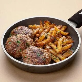 Говяжьи котлеты с картошкой