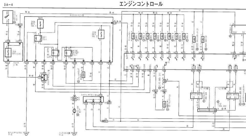 Toyota celsior ucf20 предохранители под рулем распиновка Meter для Toyota CELSIOR UCF20, год: 1997 2000. OEM запчасти Мегазип (регион