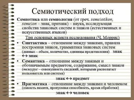 Семиотический подход к изучению культуры
