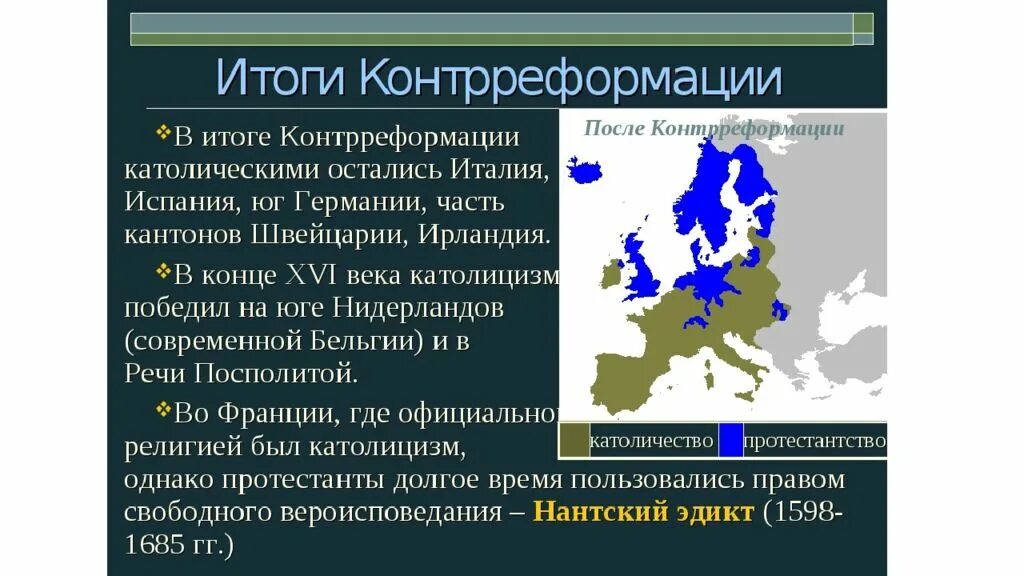 Контрреформация в европейских странах. Реформация и контрреформация в Европе в 16 веке. Итоги контрреформации в Европе в 16 веке. Контрреформация территория распространения. Итоги Реформации и контрреформации.