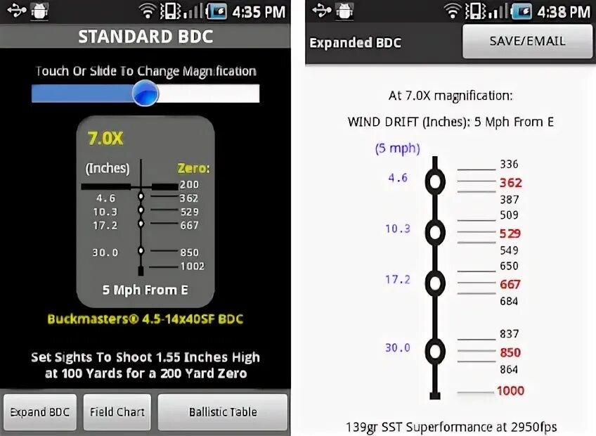 Ballistic calculator