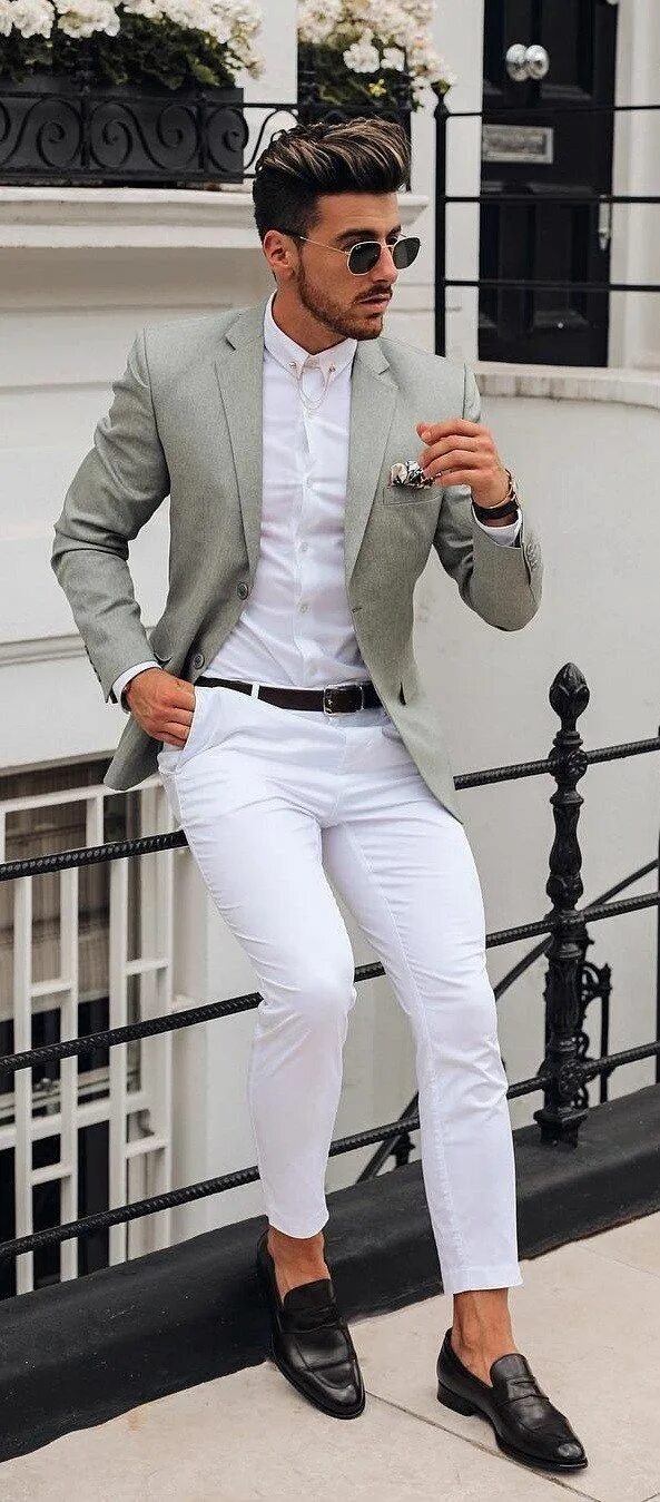 11 Great white pants outfits! - Mr Streetwear Magazine White pants men, White pa