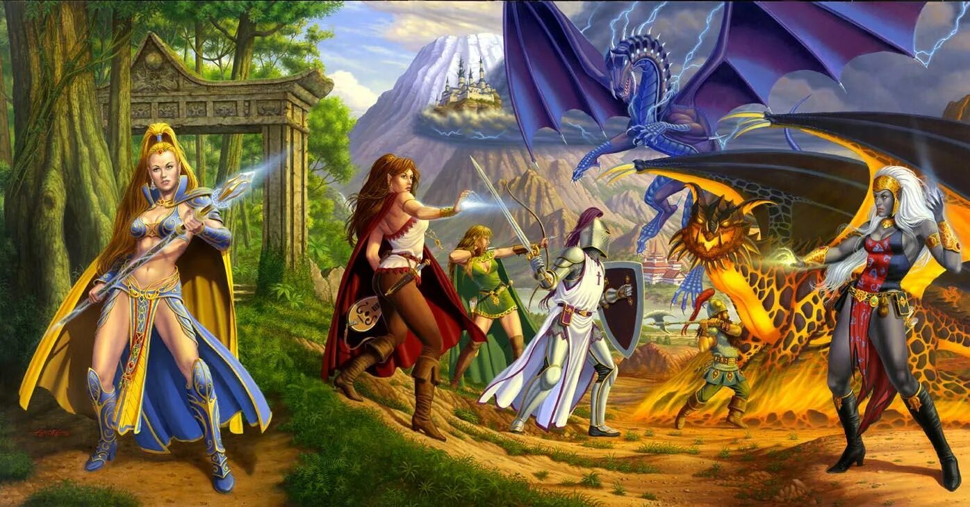 Maplestar магическая битва. Ларри Элмор Dragonlance. Ларри Элмор картины. Лорана Драгонлэнс. Ларри Элмор картины Dragonlance.