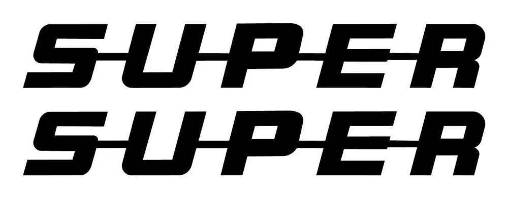 Наклейка super