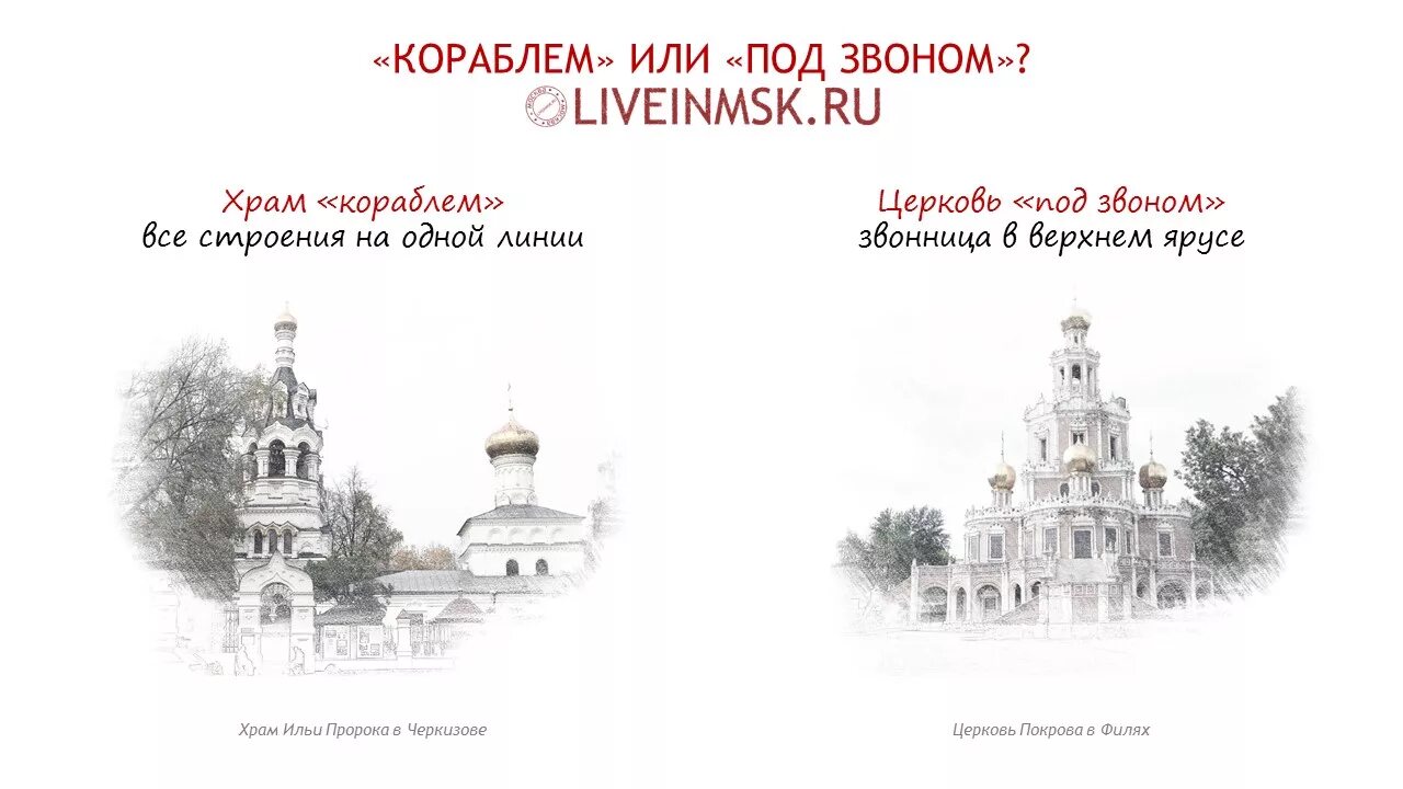 Различие храмов