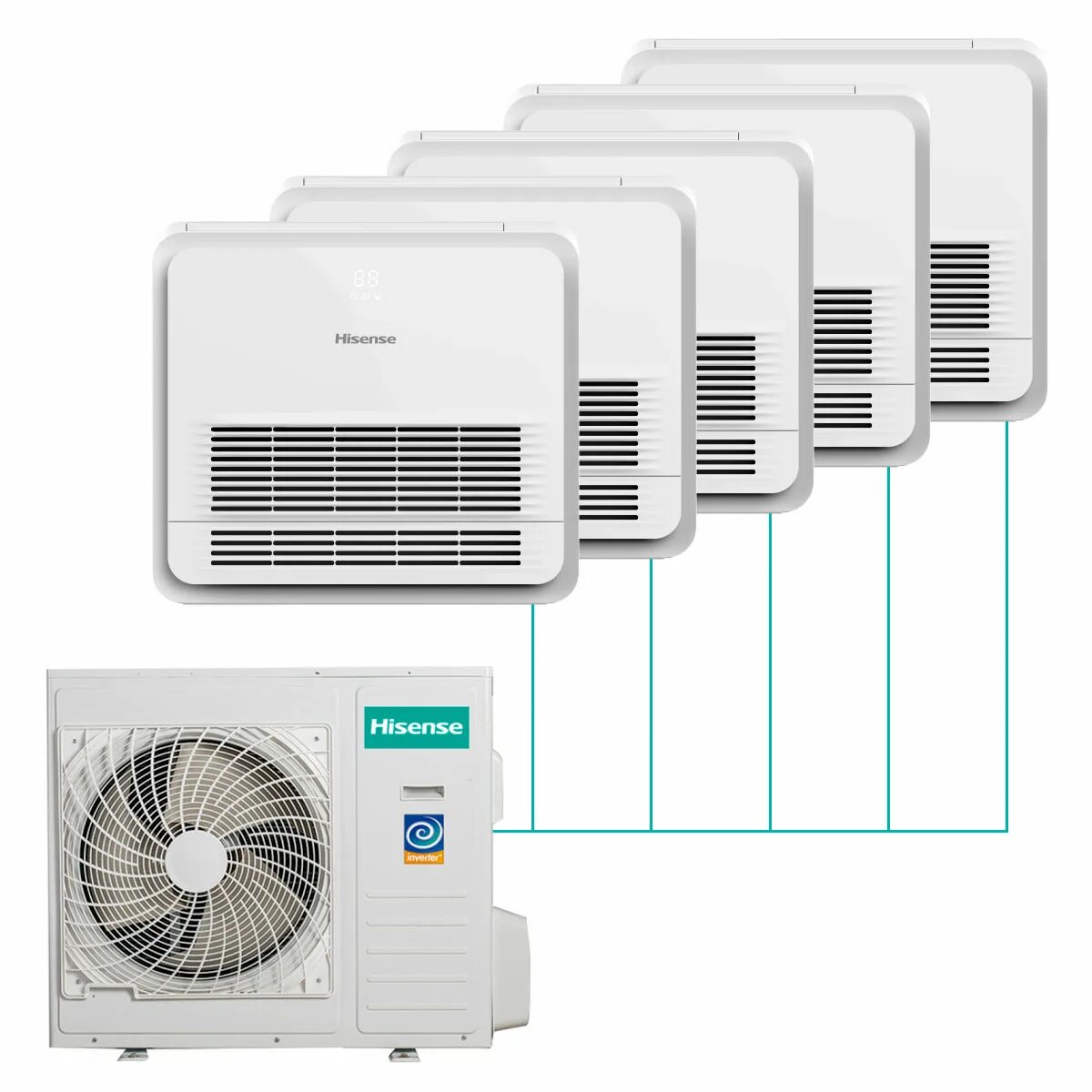 Сплит система в 2 комнаты. Мульти сплит система hisense на 2 комнаты. мульти сплит-система hisense на 2 комнаты (20+20 кв.м.). сплит система на 3 комнаты. hisense кассетного типа мулти сплит.