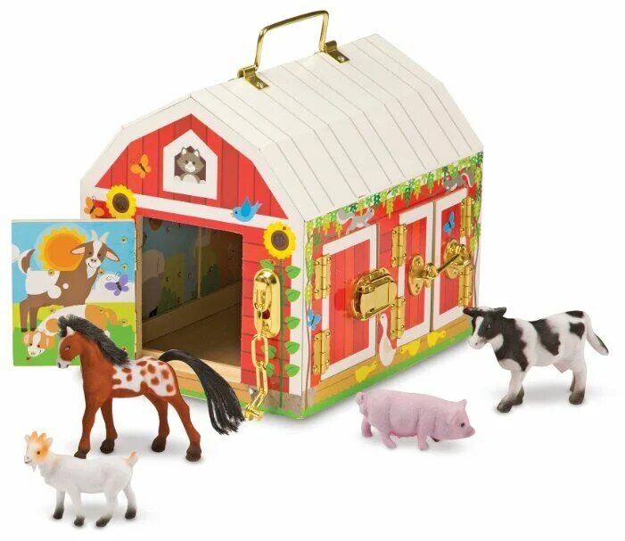Игрушка дом животных. Домик melissa doug. конюшня melissa and doug. melissa and doug ферма деревянная. домик для животных игрушечный.