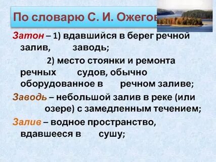 Слово залить