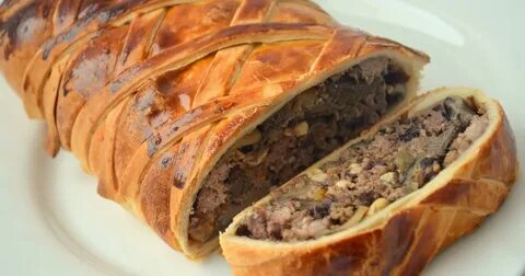 Рулеты с мясом в тесте