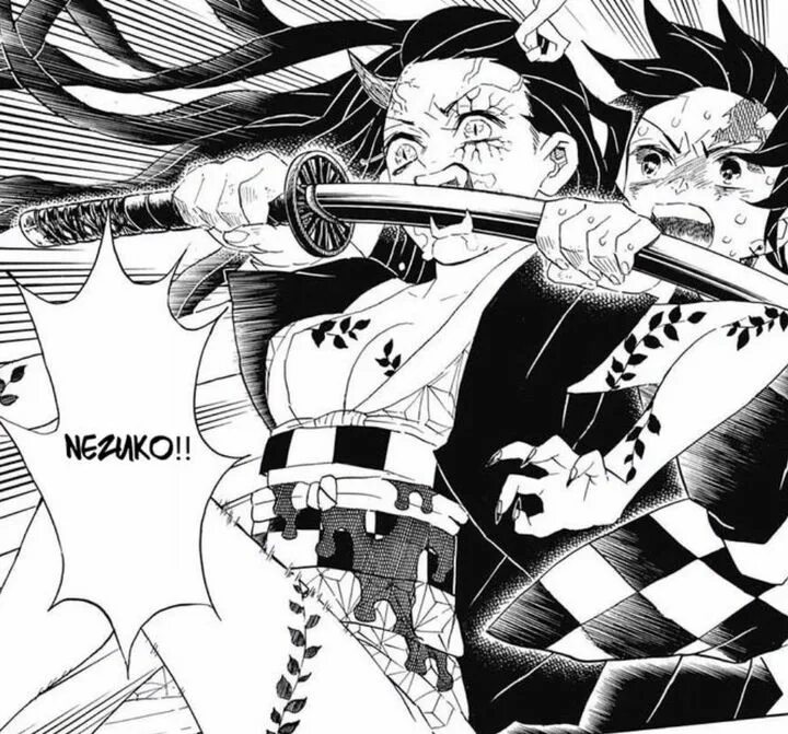 Клинок рассекающий комикс 18. Танжиро и Незуко. Ренгоку и Незуко. Ренгоку клинок рассекающий. Макио Кимецу.