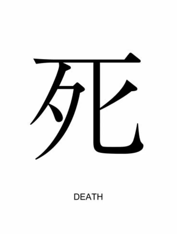 Как будет на китайском умри. Кандзи смерть. Кандзи смерть на японском. Как будет на китайском умри. Японский кандзи иероглиф знак.