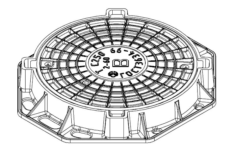 Люк чугунный тяжелый Тип т (с250) -2- 60. Люк чугунный с250. Люк тяжелый чугунный т (с250)-в.1-60. Люк с250-к-2-60. Люк рисунок